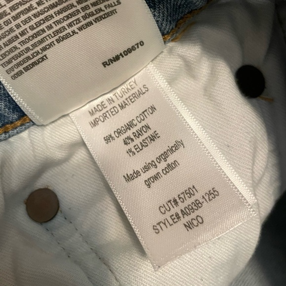 AGOLDE Nico slim fit high rise jeans size 30 - Picture 10 of 10